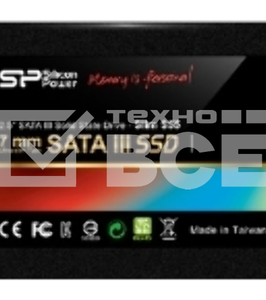 Накопитель SSD Silicon Power Slim S55, 120GB, SATA III, 2.5