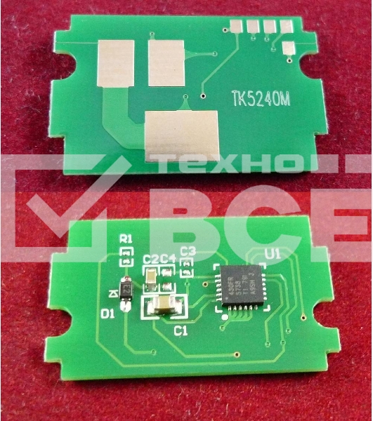 Чип для Kyocera Ecosys P5026cdn/M5526cdn (TK5240M) Magenta 3K (ELP, Китай)