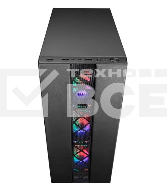 Компьютерный корпус Accord ACC-CL290B черный без БП ATX 2xUSB2.0 1xUSB3.0 audio