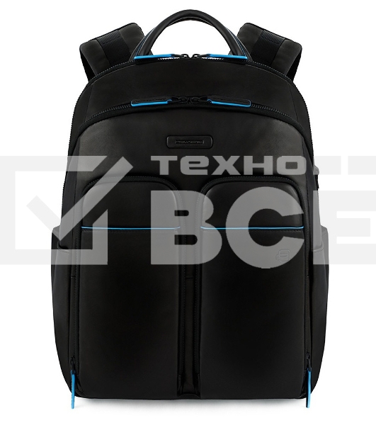 Рюкзак мужской Piquadro Blue Square CA5574B2V/N черный натур.кожа
