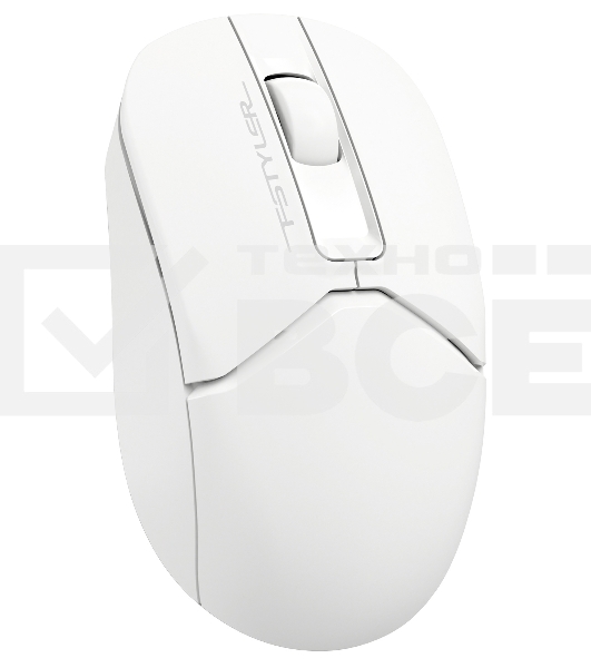 Мышь беспроводная A4Tech Fstyler FB12 белый, 1200 dpi, радиоканал, Bluetooth, USB, кнопки - 3