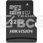 Флеш карта microSDHC 32GB Hikvision HS-TF-C1(STD)/32G/ZAZ01X00/OD, фото 1