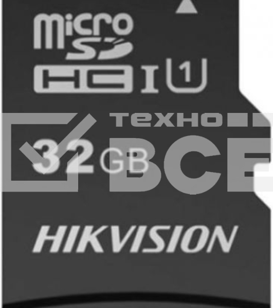 Флеш карта microSDHC 32GB Hikvision HS-TF-C1(STD)/32G/ZAZ01X00/OD