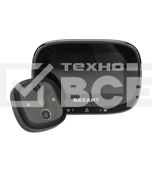 Видеоглазок дверной Rexant (DV-115) с цветным LCD-дисплеем 4.3