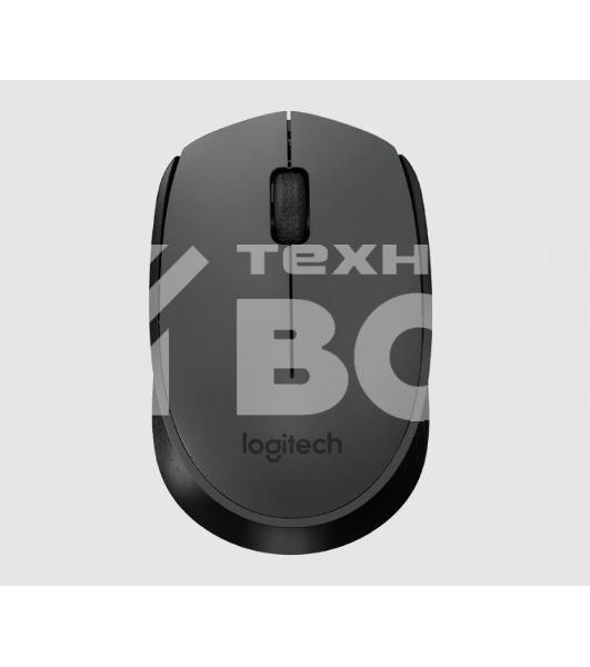 Мышь беспроводная Logitech M171 черный/серый, 1000 dpi, радиоканал, USB, кнопки - 3