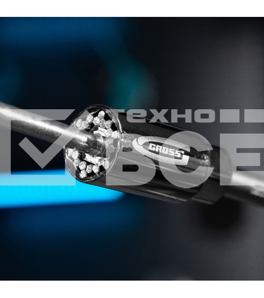 Головка торцевая GROSS многоразмерная CrV 6-21мм под квадрат 3/8