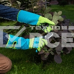 Перчатки садовые с удлиненной манжетой, размер 7, Luxe Palisad, фото3