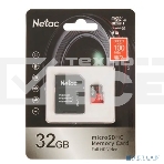 Флеш карта MicroSD card Netac P500 Extreme Pro 32GB, retail version w/SD adapter, фото8