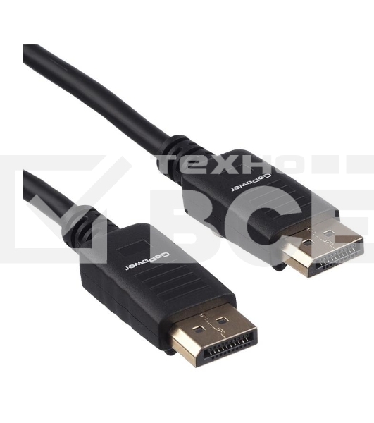 Кабель а/в GOPOWER Длина 1.8 м Разъёмы DisplayPort (m)-DisplayPort (m) Цвет черный 00-00028932