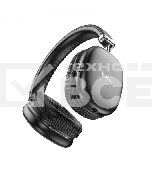 Беспроводные/проводные наушники Hoco W35 черный, полноразмерные, Bluetooth + проводной, до 40 ч.