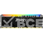 Оперативная память Kingston Fury Beast, DDR4, 16GB (1x16GB), 3600MHz, CL18, с радиатором, RGB, черный, фото7