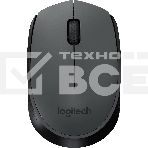 Мышь беспроводная Logitech M170 черный/темно-серый, 1000 dpi, радиоканал, USB, кнопки - 3, фото19
