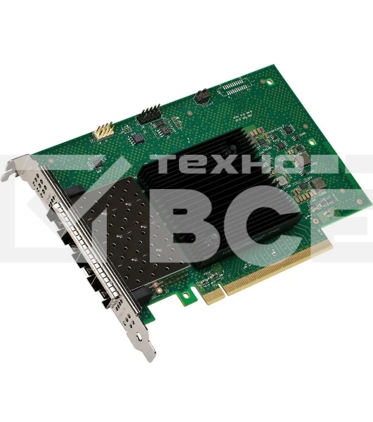 Сетевая карта Intel E810-XXVDA4, 4xSFP28 ports, 25GbE, PCI-E x16 gen3/gen4, iWARP/RoCEv2, IEEE 1588 PTP, ADQ, iSCSI, NFS, VMDq. PCI-SIG* SR-IOV Capable