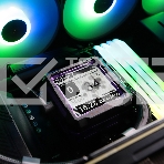Водяное охлаждение для процессора Thermalright Frozen Warframe Pro 360 Black ARGB (360mm, Black, ARGB/ Fans: 3x120mm, 70.84CFM, 29.8dBA, 2000RPM/ Pump height 60mm, 23dBA, 3000RPM, Rad thickness 27mm/ S: 1200, 1700, 1851, 2011, 2066, 115X, AM4, AM5), фото8
