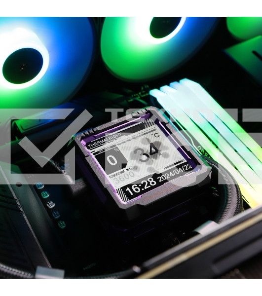 Водяное охлаждение для процессора Thermalright Frozen Warframe Pro 360 Black ARGB (360mm, Black, ARGB/ Fans: 3x120mm, 70.84CFM, 29.8dBA, 2000RPM/ Pump height 60mm, 23dBA, 3000RPM, Rad thickness 27mm/ S: 1200, 1700, 1851, 2011, 2066, 115X, AM4, AM5)