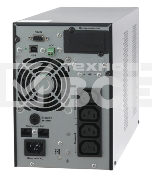 Источник бесперебойного питания двойного преобразования Связь инжиниринг, 1000ВА/1000Вт, напольный, 4xC13, SNMP слот, 2 года гарантия, (АПСМ.435241.020-01)