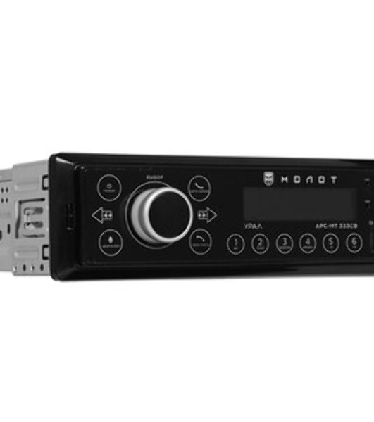 Автомагнитола Ural Молот АРС-МТ 333С, 1 DIN, Bluetooth, USB Type-A, AUX