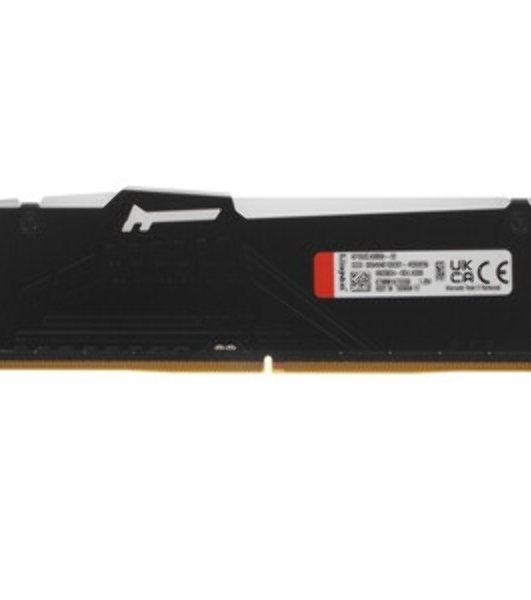 Оперативная память Kingston Fury Beast Black, DDR5, 32Gb (1x32 GB), 5200 MHz, CL40, радиатор, RGB, черный