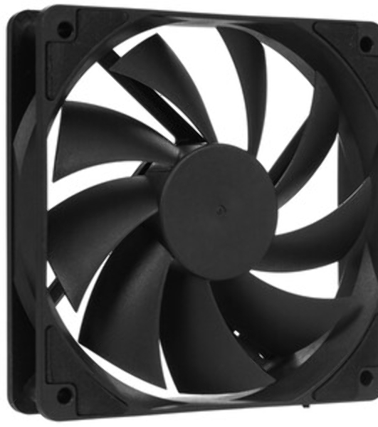 Вентилятор для корпуса Digma DFAN-90 черный, 90 мм, 1800 об/мин, 23 дБ, 3 pin