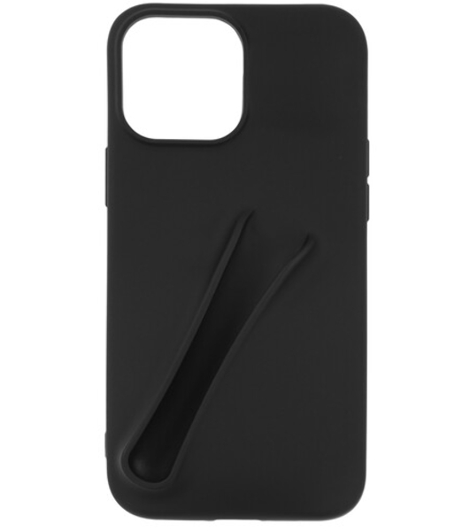 Чехол (клип-кейс) BoraSCO Silicone Case для Apple iPhone 13 Pro Max черный (матовый)