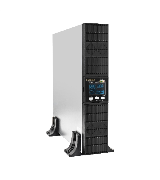 Источник бесперебойного питания On-line ExeGate PowerExpert ULS-3000.LCD.AVR.1SH.2C13.USB.RS232.SNMP.2U 3000VA/3000W, On-Line, PF=1, LCD, 1*Schuko+2*C13, RS232, USB, SNMP-slot, Rackmount 2U/Tower, металлический корпус, черный