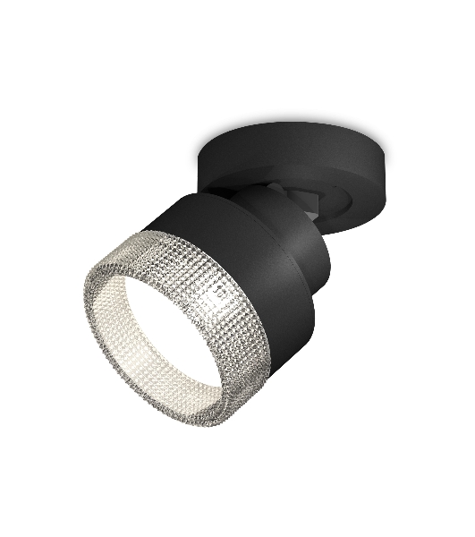 Светильник Ambrella Light XM8102040 SBK/CL черный песок/прозрачный GX53 (A2229, A2106, C8102, N8480)