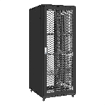 Шкаф телекоммуникационный 19' напольный 42U ExeGate EC-FS-42U.800.1000.V.V.BLACK (19”, 42U, 800x1000x2054mm (ШхГхВ), передняя перфорированная дверь, задняя двойная перфорированная дверь, съемные боковые панели, пыле- и влагозащита IP20, встроенный вентиляционный модуль, 1 полка в комплекте, черный RAL 9004, 3 коробки), фото17