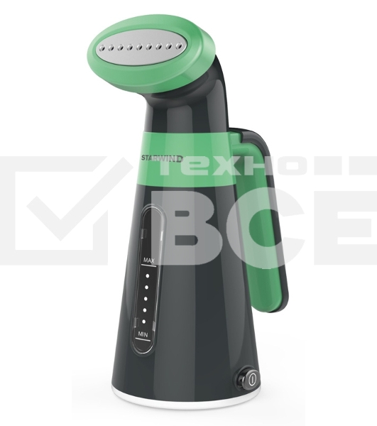 Отпариватель Starwind STG1200 серый/зеленый, 800 Вт, 20 г/мин, 150 мл