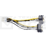 Разветвитель питания Cablexpert CC-PSU-83, 2xSATA->PCI-Express 8pin, для подключения в/к PCI-Е (8pin) к б/п ATX, фото6