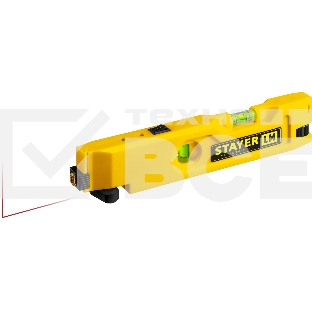 Уровень лазерный STAYER LM, 20м, точн. +/-0,5 мм/м, подставка-штатив 34985