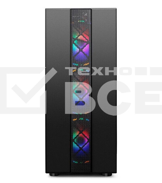 Компьютерный корпус Accord ACC-CL290B черный без БП ATX 2xUSB2.0 1xUSB3.0 audio