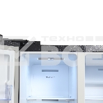 Холодильник Hyundai CS5003F черное стекло двухкамерный Side by Side 331/165л морозилка сбоку, фото6