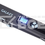 Щипцы для волос Galaxy GL 4505, голубой, 65 Вт, нагревательный элемент с защитой от перегрева, сменные пластины с керамическим покрытием: 89*27,5 мм и 89*57 мм, ЖК-дисплей с индикацией температуры, регулятор температурных режимов, шнур питания, вращающийс, фото13