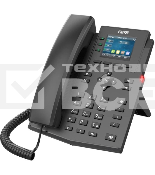 Телефон IP Fanvil X303P черный