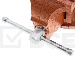 Тиски слесарные Sparta 100мм поворотные с наковальней, фото18