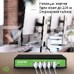 Коммутатор Digma DSP204G-1G-T80 (L2) 5x1Гбит/с 4PoE 4PoE+ 1PoE++ 80W неуправляемый, фото6