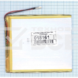 Аккумулятор Li-Pol (батарея) 3.5*92*105мм 2pin 3.7V/4800mAh