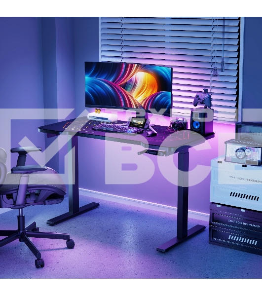 Столешница Cactus CS-DT-RGB-HEX 120x60x2.8см черный
