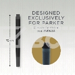 Картридж Parker Quink Z11 (CW1950382) черные чернила для ручек перьевых (5шт), фото4