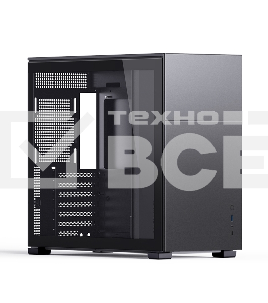 Корпус без блока питания JONSBO D41 STD Black ATX без БП, боковая панель из закаленного стекла, mini-ITX, micro-ATX, ATX, черный