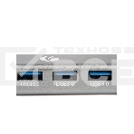 Кабель-концентратор USB 3.1 Type-Cm --> RJ-45+3port USB3.0(f) Aluminum Shell VCOM <DH311A>, фото5