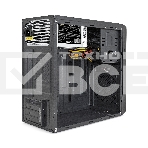 Компьютерный корпус Minitower ExeGate BA-309-UNS400 (mATX, БП UNS400 с вент. 12см, 2*USB, HD аудио, черный), фото4