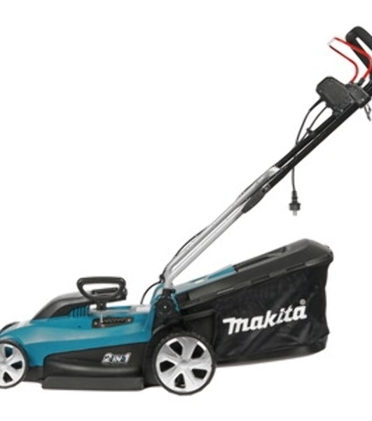 Газонокосилка роторная Makita ELM4120 1600Вт,41см,7уровн,20\75мм,45л,14.5кг,кор,пластик,2Cut,инд заполнения