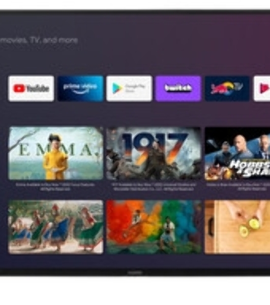 Телевизор Harper 55' 55U750TS черный LED 4K UHD 60Hz Smart TV Android 1.5GB/8GB