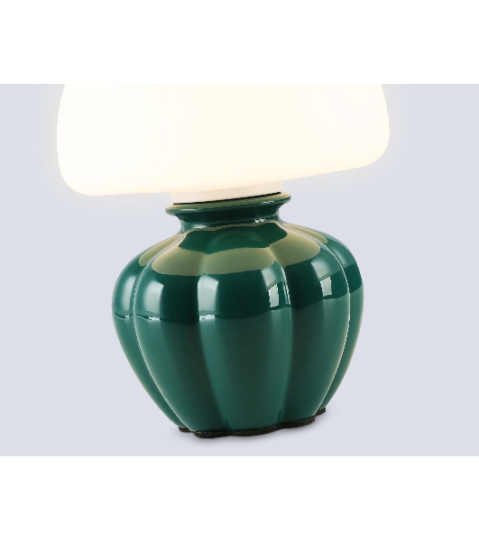 Настольная лампа Ambrella light LH53249 GN/WH зеленый/белый G9 max 28W D165*220