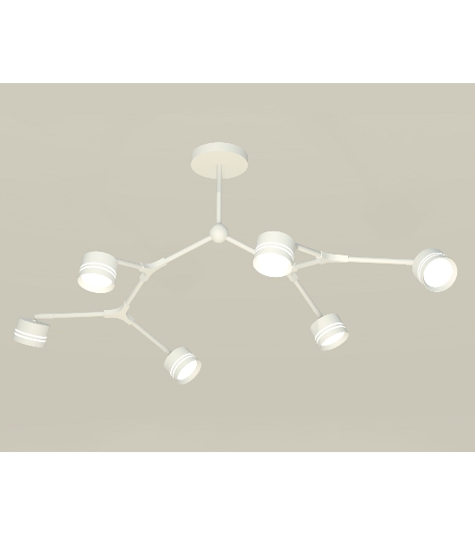 Светильник Ambrella light XB9055203/6 SWH/FR/CL белый песок/белый матовый/прозрачный GX53 (C9055, N8477)