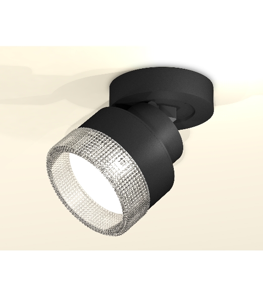 Светильник Ambrella Light XM8102040 SBK/CL черный песок/прозрачный GX53 (A2229, A2106, C8102, N8480)