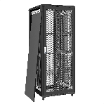 Шкаф телекоммуникационный 19' напольный 42U ExeGate EC-FS-42U.800.1000.V.V.BLACK (19”, 42U, 800x1000x2054mm (ШхГхВ), передняя перфорированная дверь, задняя двойная перфорированная дверь, съемные боковые панели, пыле- и влагозащита IP20, встроенный вентиляционный модуль, 1 полка в комплекте, черный RAL 9004, 3 коробки), фото16