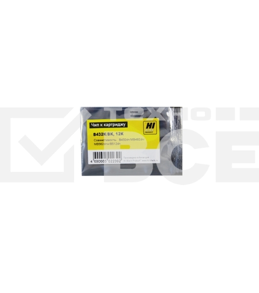 Чип Hi-Black к картриджу OKI B432/B512/MB492/MB562 BK, 12K