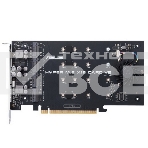 Внутренний адаптер ASUS для создания массивов RAID HYPER M.2 X16 CARD V2, фото 1